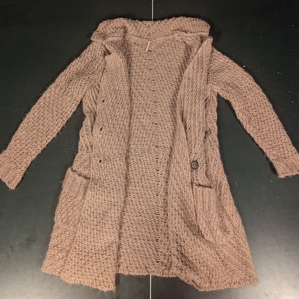 Free People wool blend loose knit sweater